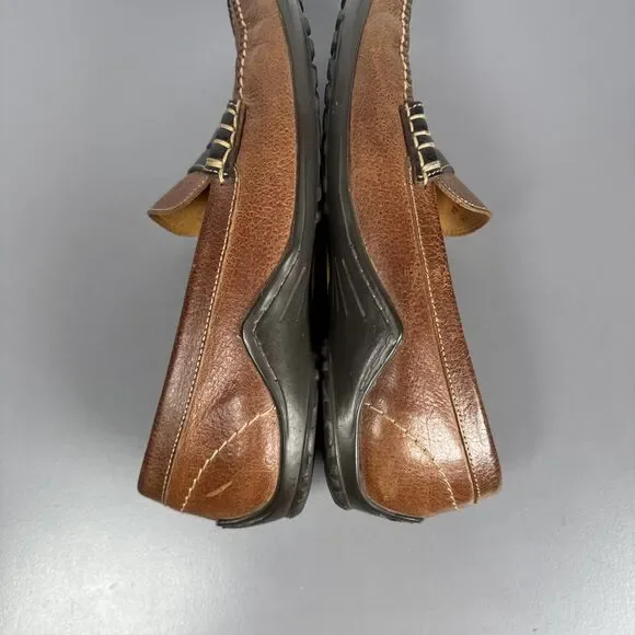 MARTIN DINGMAN Countrywear Leather Penny Loafers VIBRAM  display picture 1